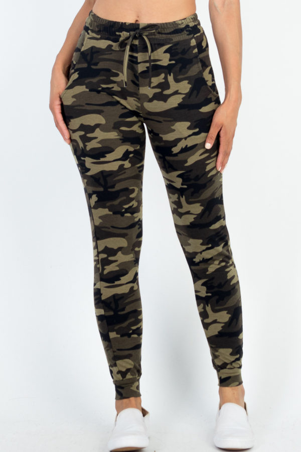 French Terry Camo Joggers