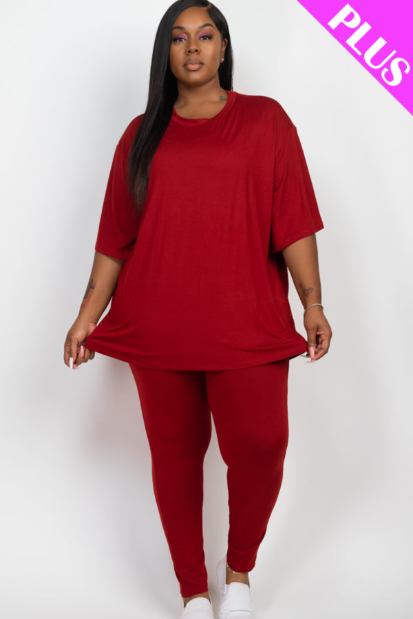 Oversized Top & Leggings Set