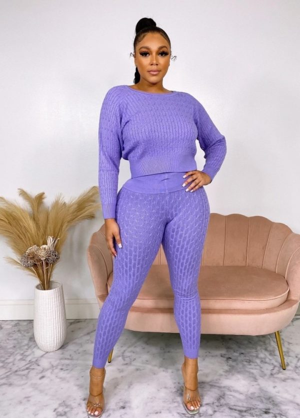 Women's Plus Sweater & Leggings Set